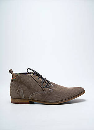 Bottines/boots fermeture lacets talon bas marron BULLBOXER homme