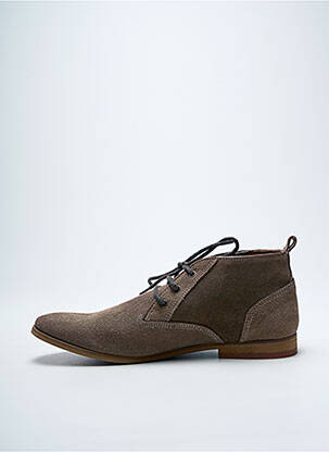 Bottines/boots fermeture lacets talon bas marron BULLBOXER homme