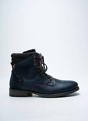 Bottines/boots fermeture lacets talon bas noir BULLBOXER homme