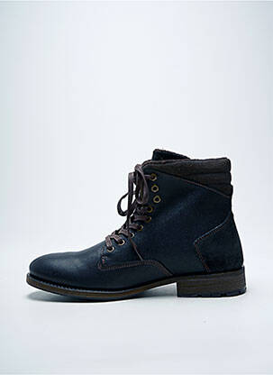 Bottines/boots fermeture lacets talon bas noir BULLBOXER homme