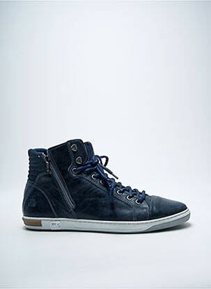 Baskets fermeture zip et lacets bout rond noir BULLBOXER homme