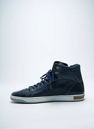 Baskets fermeture zip et lacets bout rond noir BULLBOXER homme