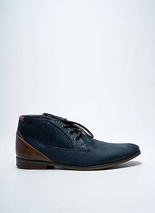 Bottines/boots fermeture lacets talon bas noir BULLBOXER homme