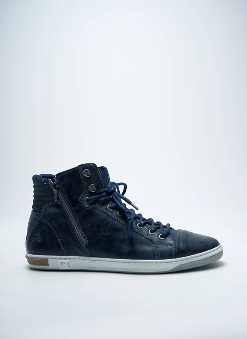Baskets fermeture zip et lacets bout rond noir BULLBOXER homme