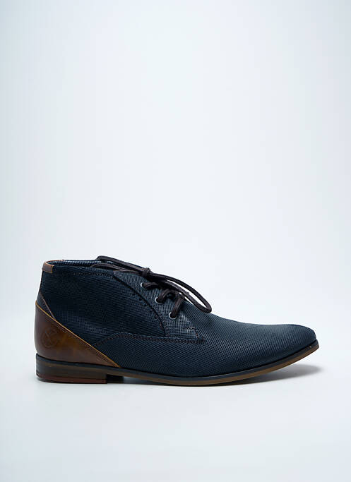 Bottines/boots fermeture lacets talon bas noir BULLBOXER homme