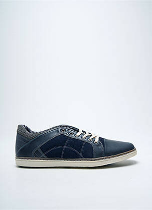 Baskets tissage satiné bout rond bleu BULLBOXER homme