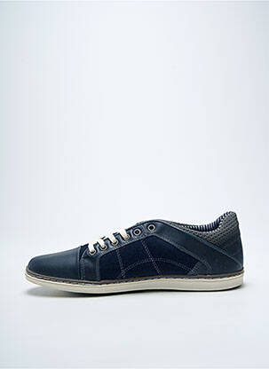 Baskets tissage satiné bout rond bleu BULLBOXER homme