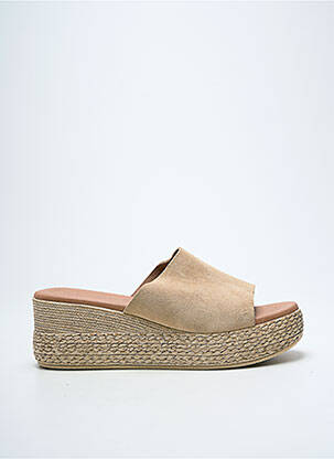 Mules/Sabots beige EVA FRUTOS femme