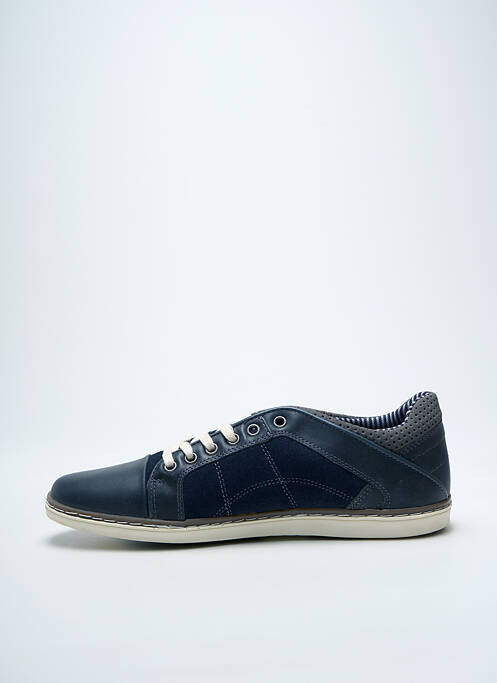 Baskets tissage satiné bout rond bleu BULLBOXER homme