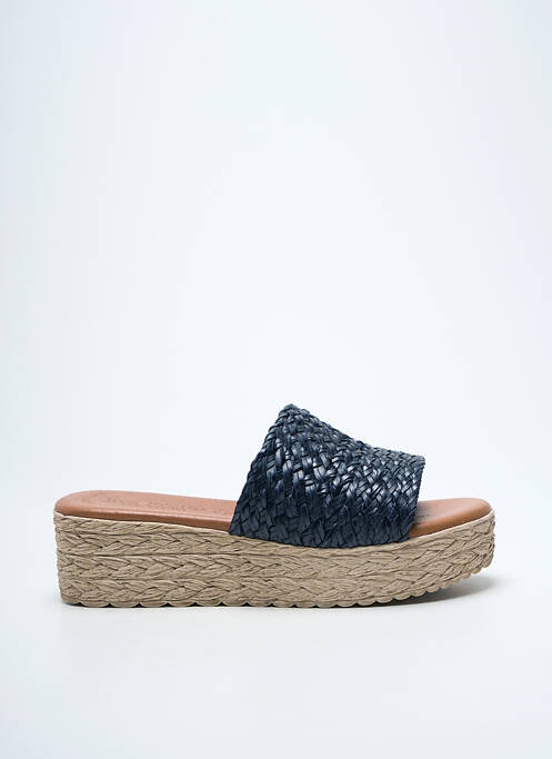Mules/sabots talon compensé talon de 4 à 6cm noir EVA FRUTOS femme