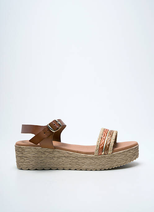 Sandales/Nu pieds marron EVA FRUTOS femme