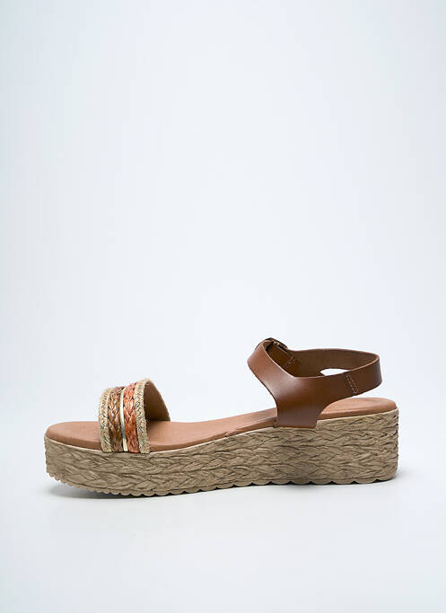 Sandales/Nu pieds marron EVA FRUTOS femme