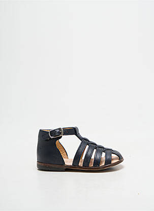 Sandales/nu pieds bout rond chiquet bleu CLOTAIRE enfant