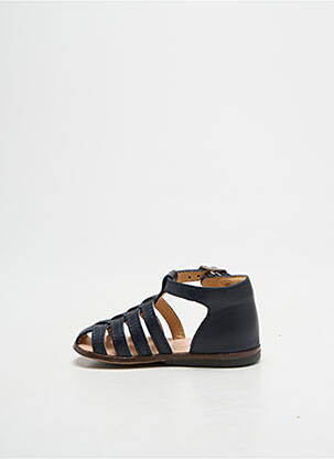 Sandales/nu pieds bout rond chiquet bleu CLOTAIRE enfant