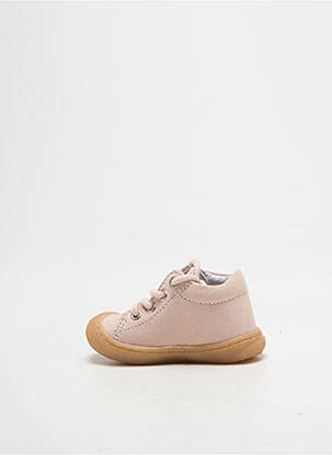 Bottillons tissage tissage pailleté bout rond rose BELLAMY fille