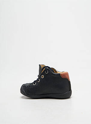 Bottillons fermeture lacets bout rond noir GBB garçon