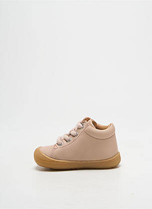Bottillons fermeture lacets bout rond rose TELYOH fille