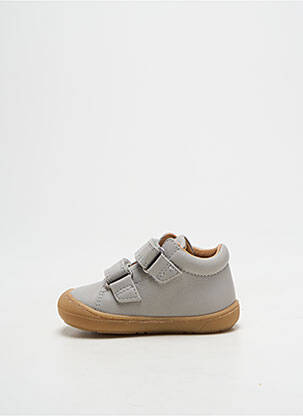 Baskets voute plantaire bout rond gris TELYOH garçon