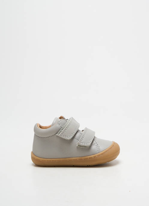 Baskets voute plantaire bout rond gris TELYOH garcon