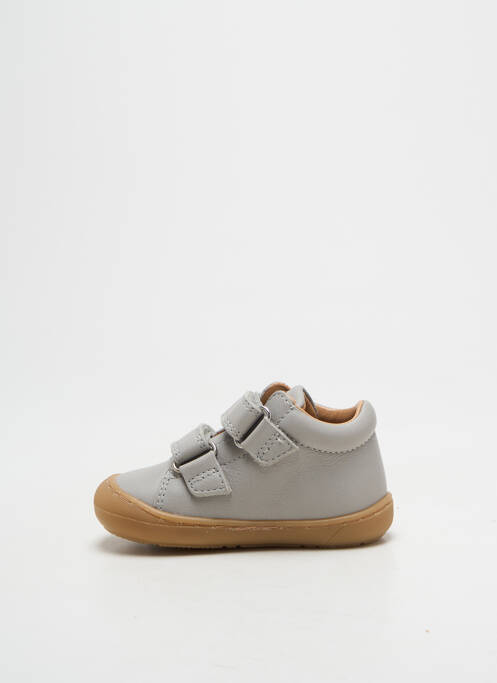 Baskets voute plantaire bout rond gris TELYOH garcon