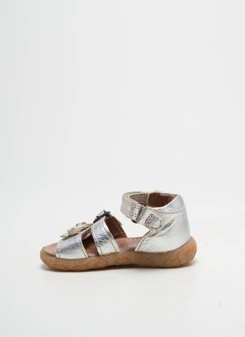 Sandales/Nu pieds argent BISGAARD fille