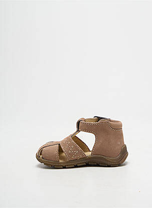 Sandales/nu pieds fermeture boucle(s) bout rond marron ASTER garcon