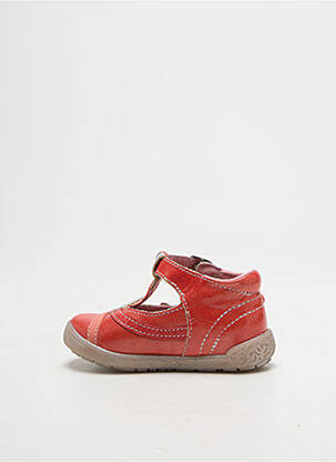 Bottillons fermeture boucle(s) bout rond orange BABYBOTTE fille