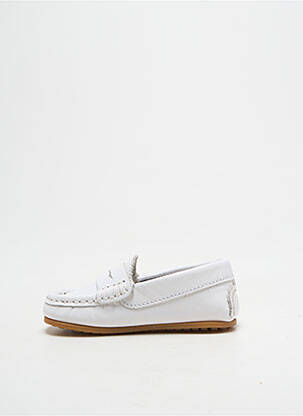 Mocassins bout rond bout rond blanc DIGGERS garçon