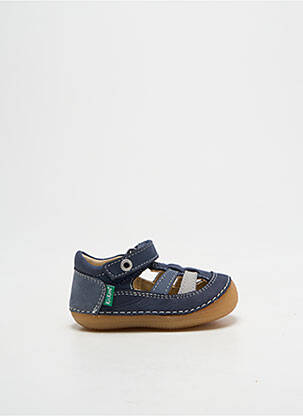 Sandales/nu pieds bout rond bout rond bleu KICKERS garcon