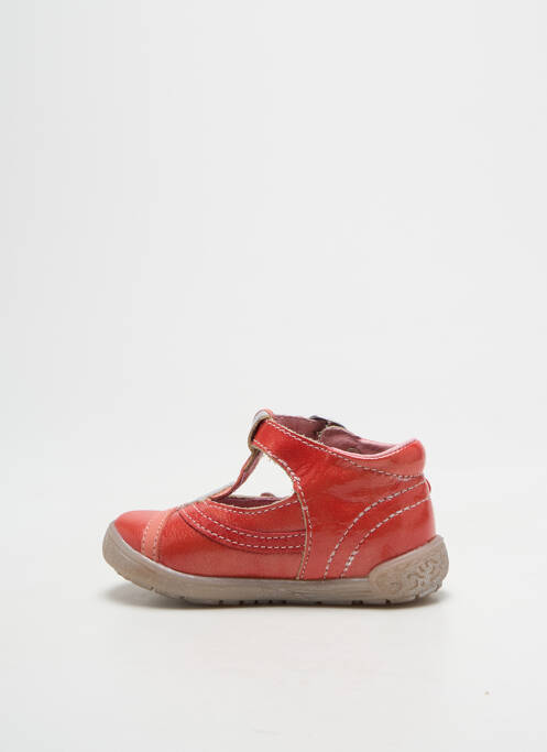 Bottillons fermeture boucle(s) bout rond orange BABYBOTTE fille