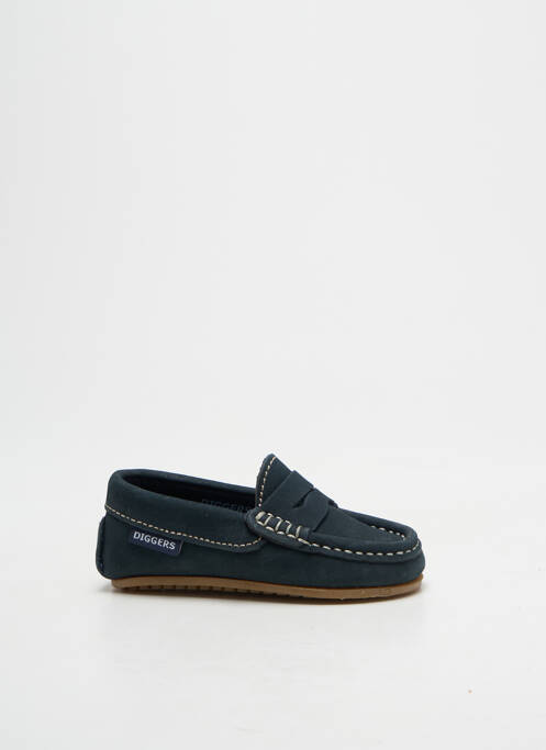 Mocassins bout rond bout rond bleu DIGGERS garcon