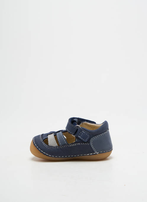 Sandales/nu pieds bout rond bout rond bleu KICKERS garcon