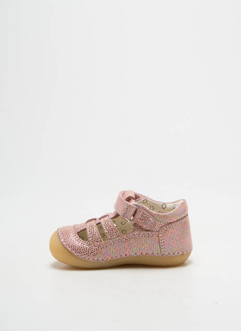 Bottillons rose KICKERS fille