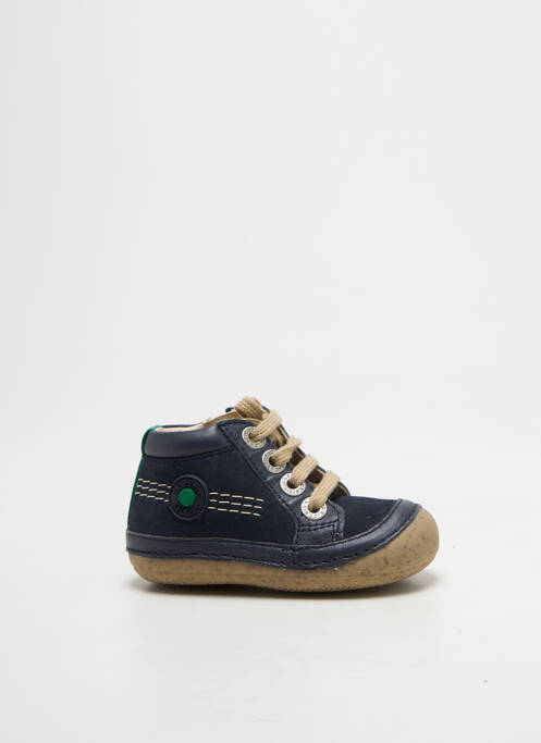 Bottillons bleu KICKERS garçon