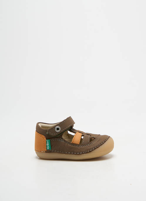 Bottillons vert KICKERS garçon