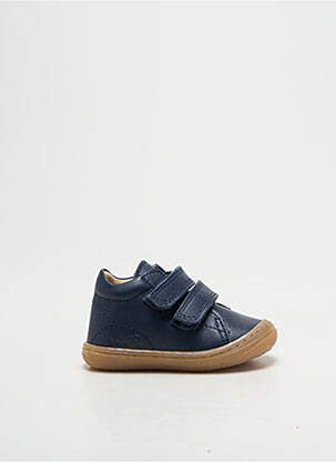 Baskets fermeture scratch bout rond bleu BELLAMY garçon