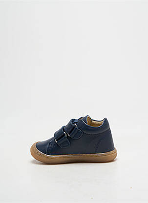 Baskets fermeture scratch bout rond bleu BELLAMY garçon