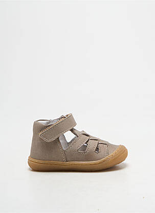 Bottillons fermeture scratch bout rond beige BELLAMY garçon