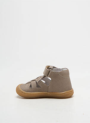 Bottillons fermeture scratch bout rond beige BELLAMY garçon