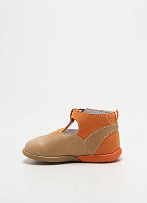 Bottillons bout rond bout rond orange BABYBOTTE garçon