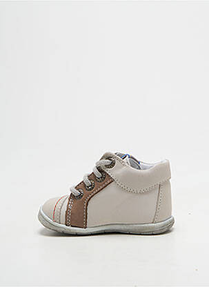 Bottillons fermeture lacets bout rond gris BELLAMY garçon