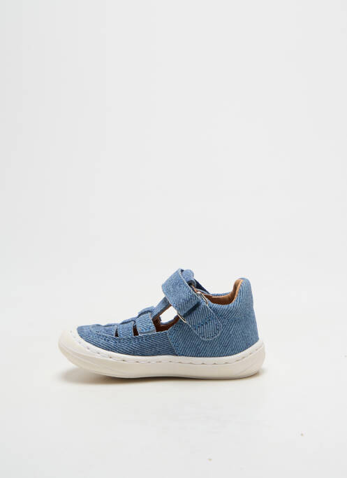 Bottillons fermeture scratch bout rond bleu GBB garcon