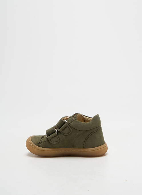 Baskets nubuck bout rond vert BELLAMY garcon
