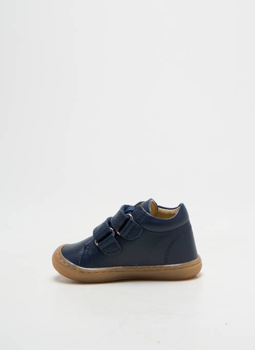 Baskets fermeture scratch bout rond bleu BELLAMY garcon