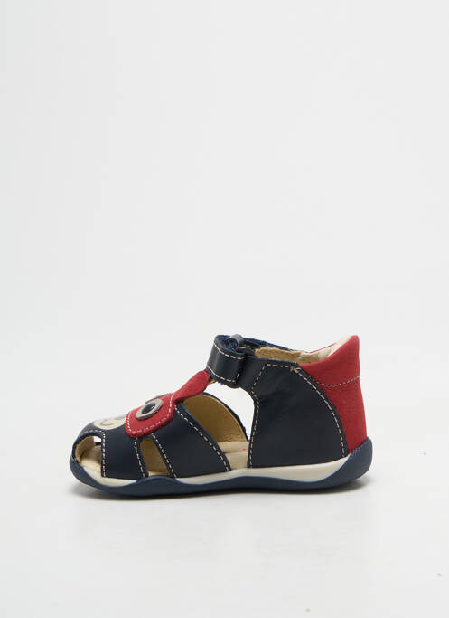Sandales/nu pieds tissage satiné bout rond bleu PRIMIGI garcon