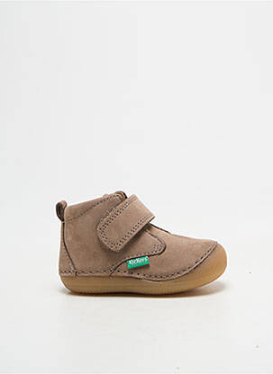 Bottillons plateforme plateforme beige KICKERS garcon