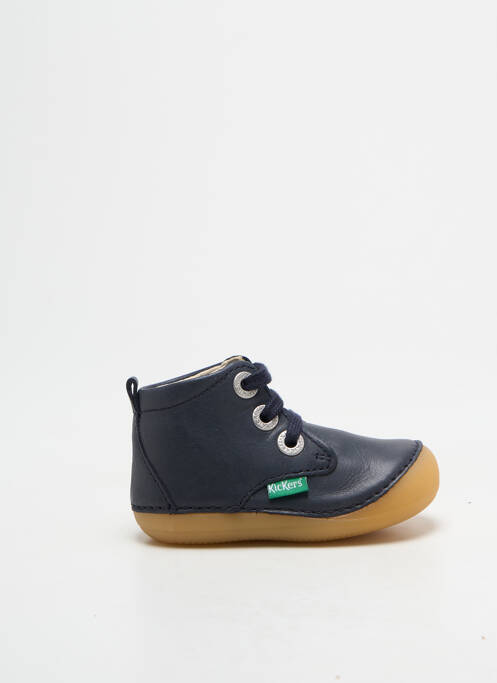 Bottillons bleu KICKERS garçon