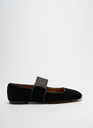 Ballerines tissage satiné talon plat jusqu'à 3cm noir CASTANER femme