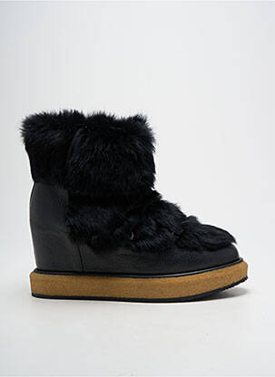 Bottines/boots matière lisse talon de 7 à 9cm noir PALOMA BARCELO femme