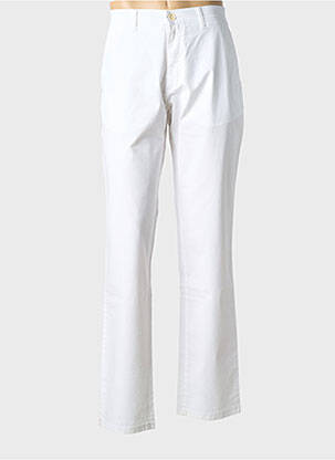 Pantalon chino stretch taille normale blanc PIONEER homme